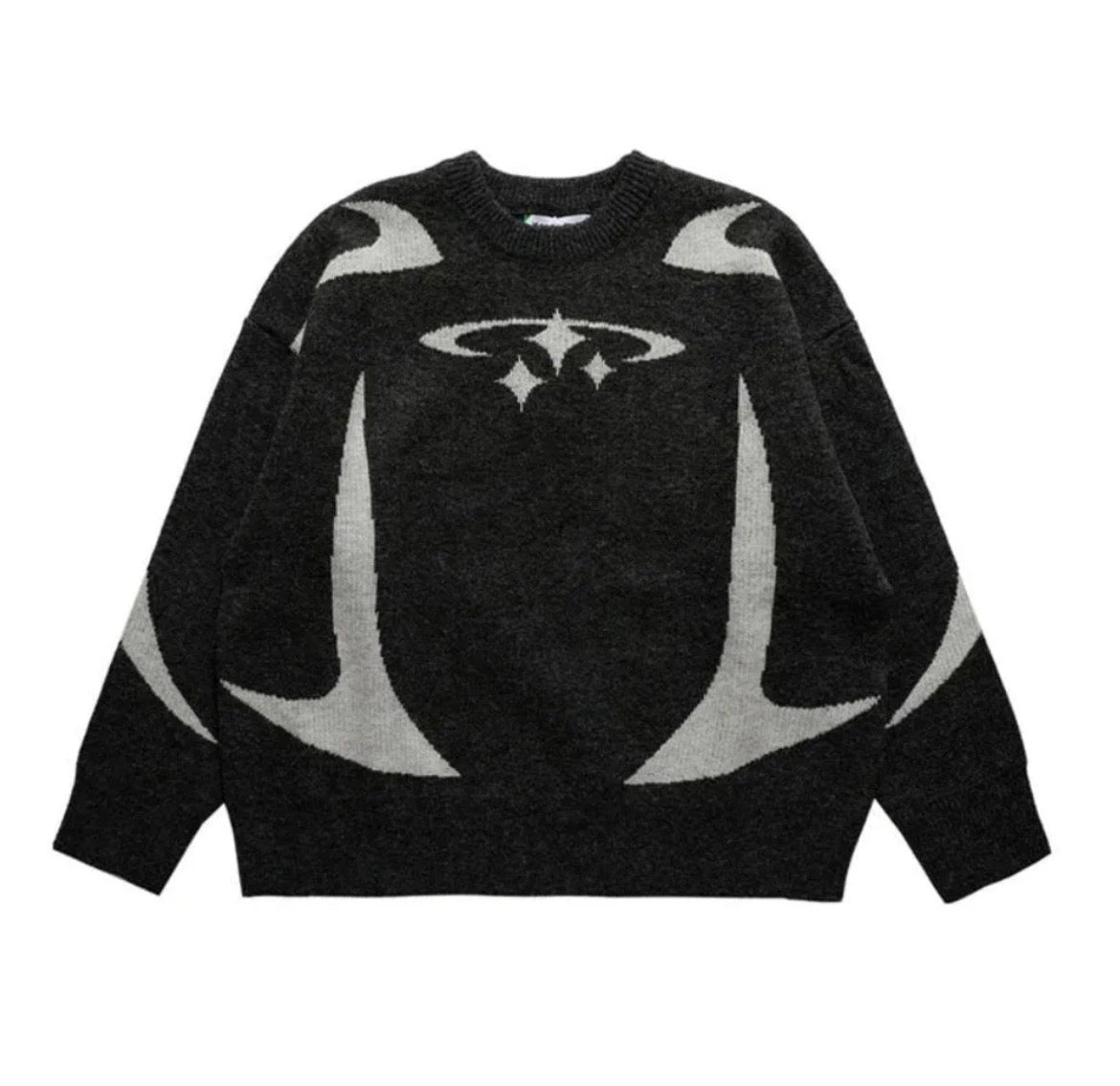 Y2K STARS KNITTED SWEATER
