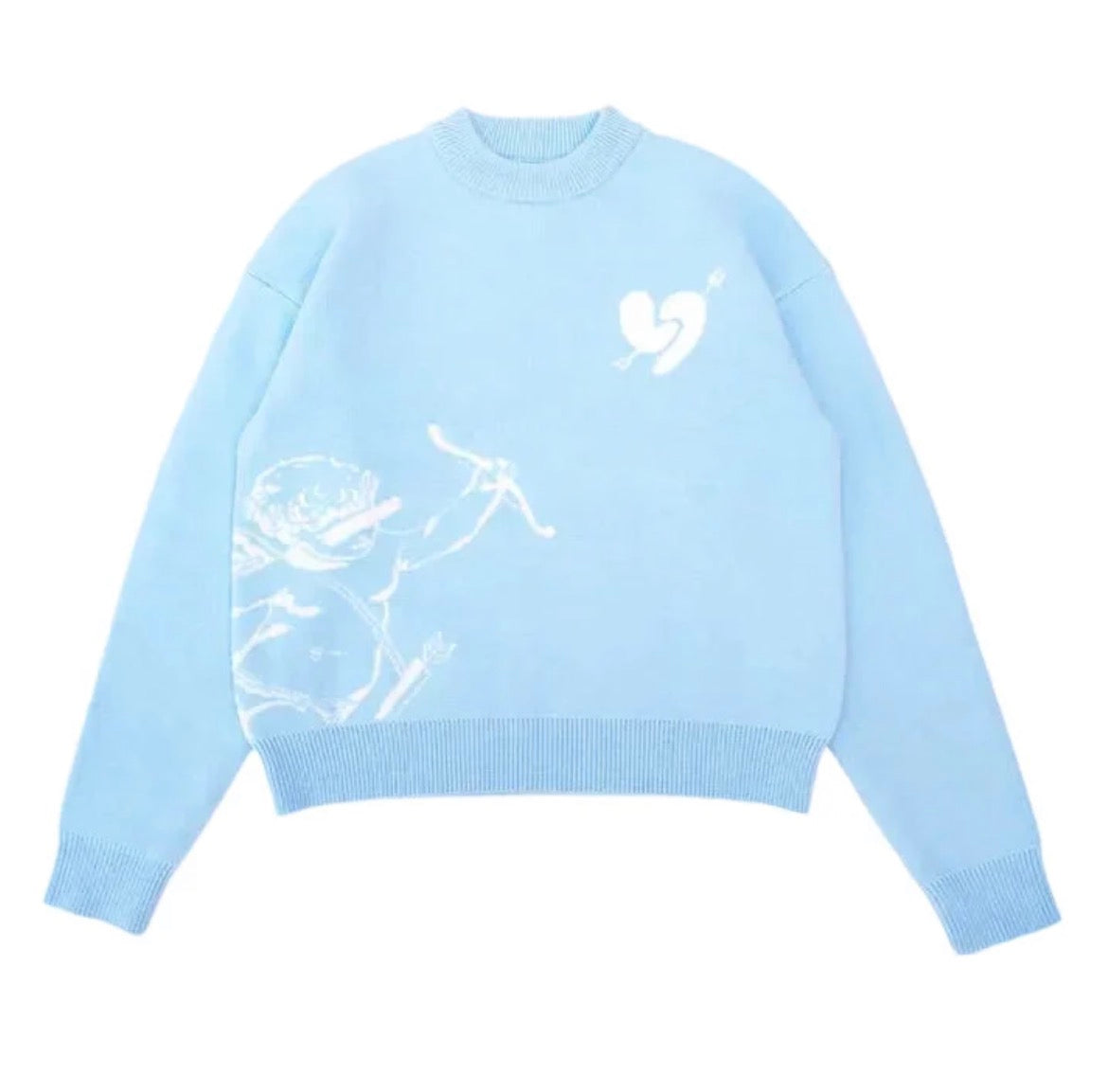 "ARROW" HEART SWEATER