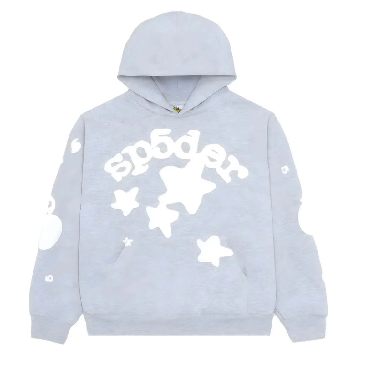 "SP5DER" HOODIE LIGHT GREY