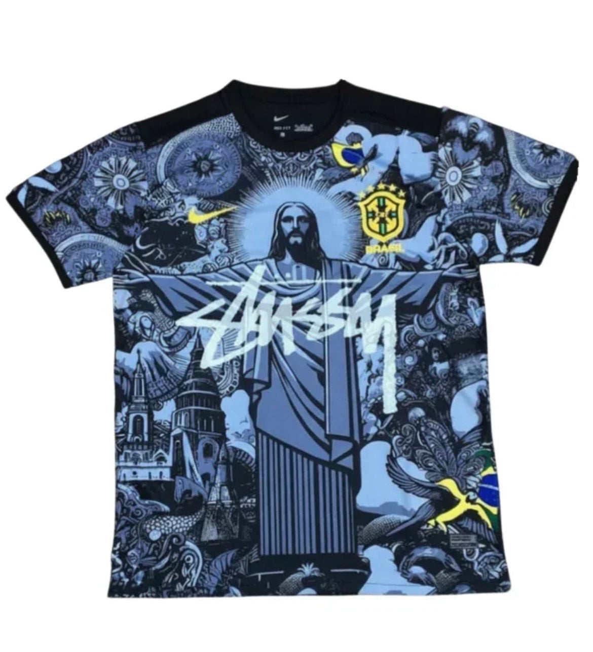 STÜSSY X BRAZIL "JESUS" LIMITED JERSEY