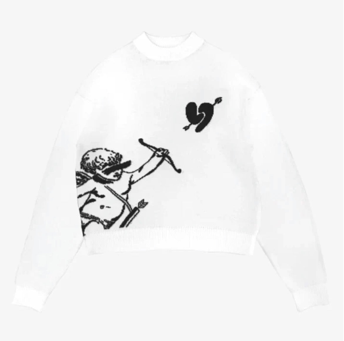 "ARROW" HEART SWEATER