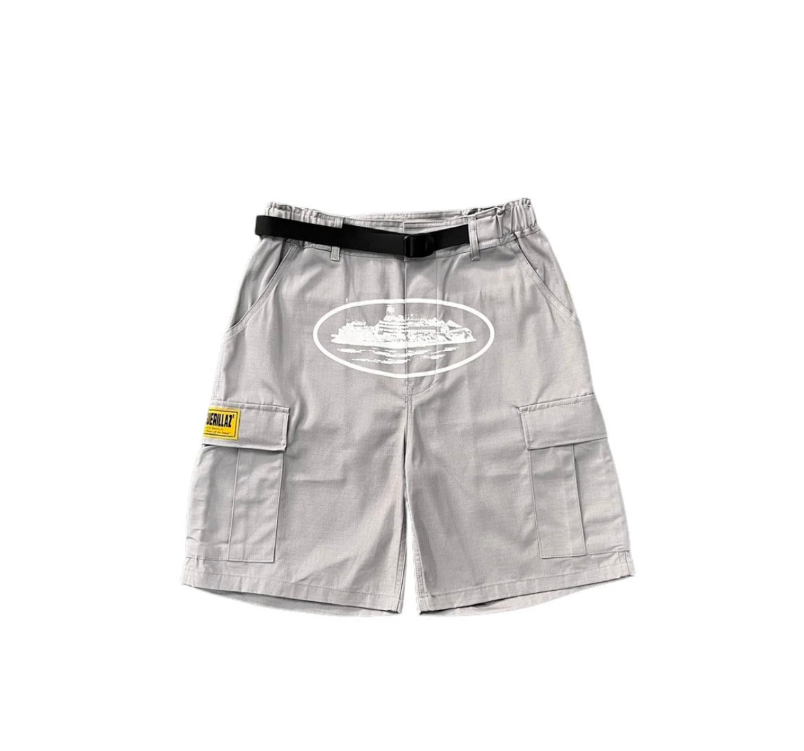 "ALCATRAZ" CARGO SHORTS GREY